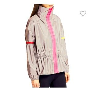 Reflective Peplum Jacket 🩶